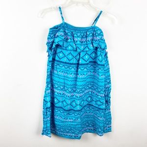 epic threads spaggetti strap aztec print dress XL